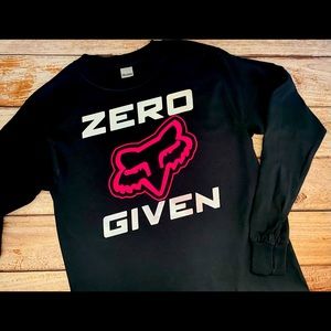 Zero fox given long sleeve T-shirt